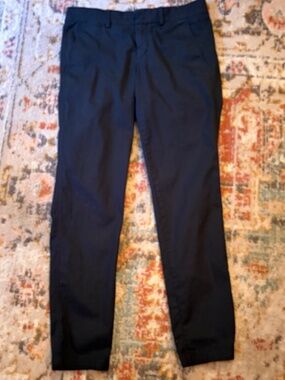 Vince coin pocket chino straight leg pants, black, size 4